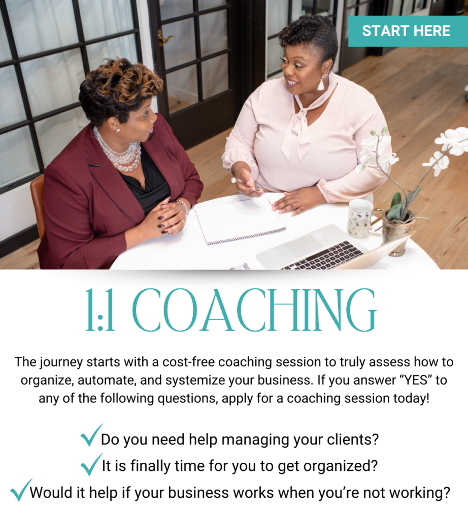 1:1 coaching the systems suite
